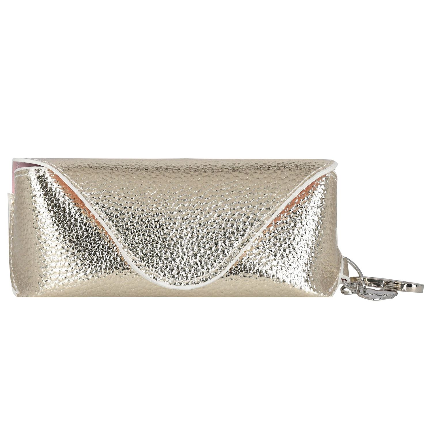 نظارات شمسية بنات بشكل قلب ماسي باللون الوردي والذهبي , 1, hi-res