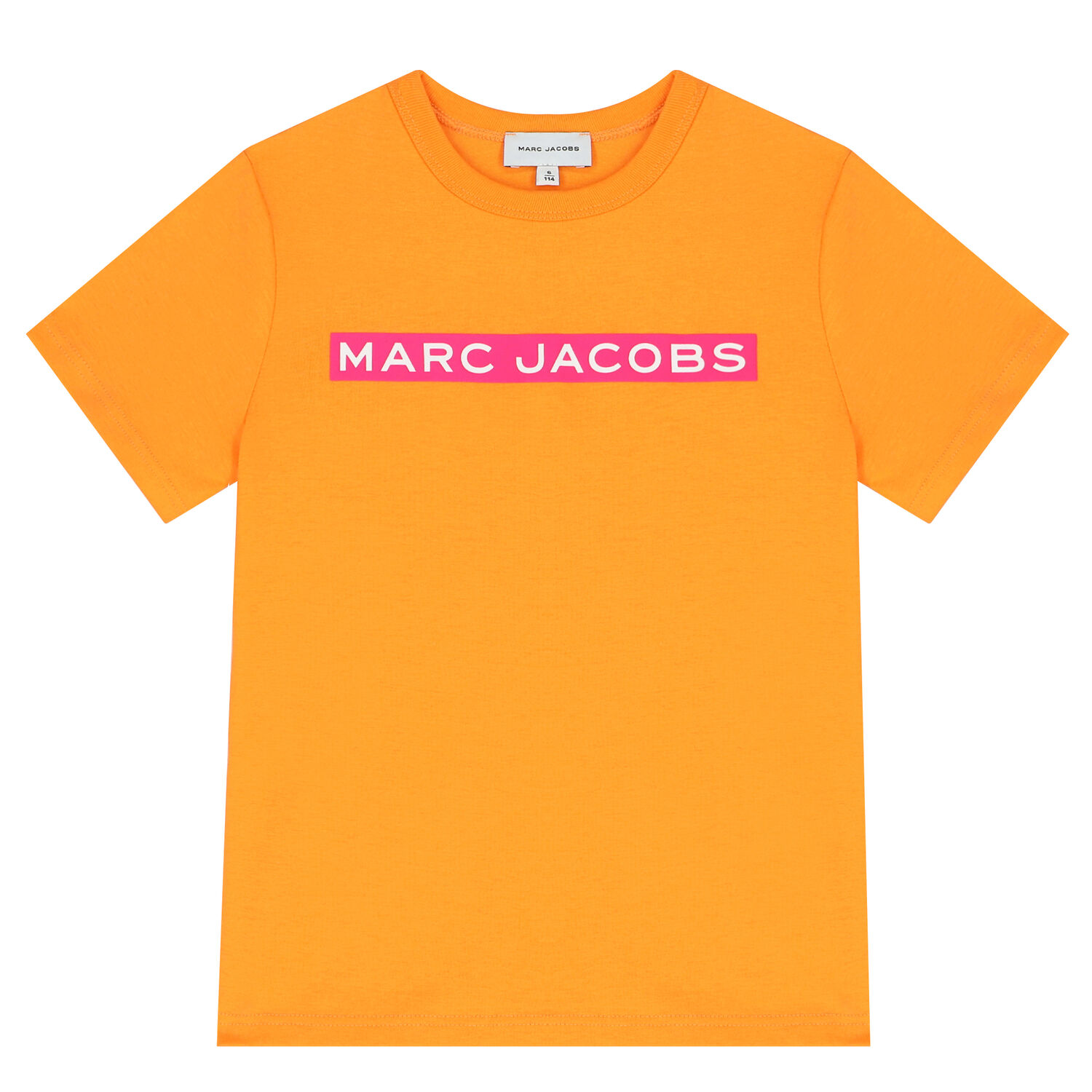 Girls Orange Logo T-Shirt, 1, hi-res