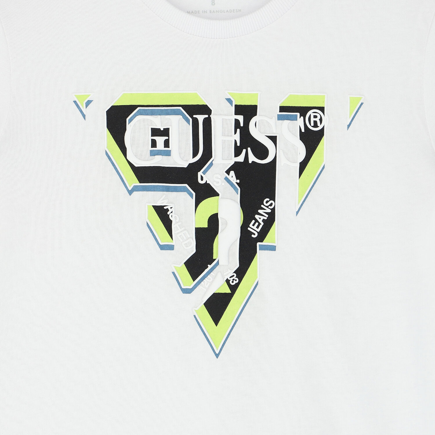 تيشيرت أولاد بالشعار باللون البرتقالى, 3, hi-res