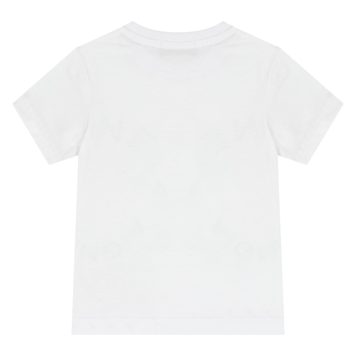 Younger Boys White Logo T-Shirt, 1, hi-res image number null