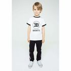 Boys White Logo T-Shirt, 2, hi-res