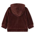 Younger Girls Burgundy Logo Tracksuit, 1, hi-res