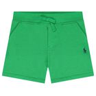 طقم شورت أولاد باللون الأزرق والأخضر, 1, hi-res