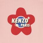 فستان وردي بشعار للبنات, 1, hi-res