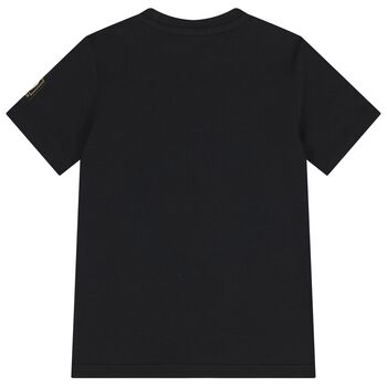 Boys Black Logo T-Shirt