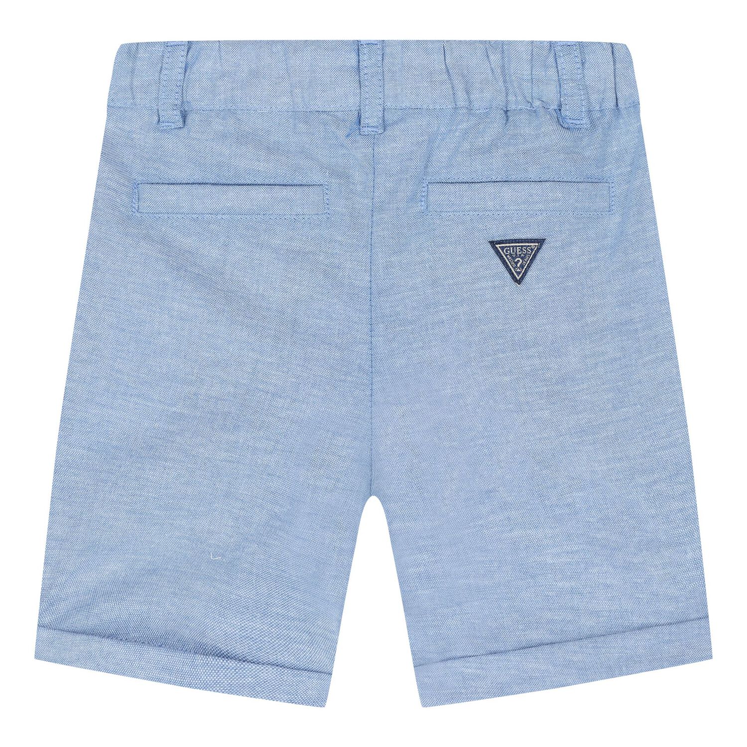 Younger Boys Navy Blue & Blue Shorts Set, 1, hi-res