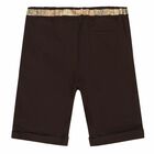 Boys Brown Shorts, 3, hi-res