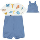Baby Boys Romper & Hat Set, 2, hi-res