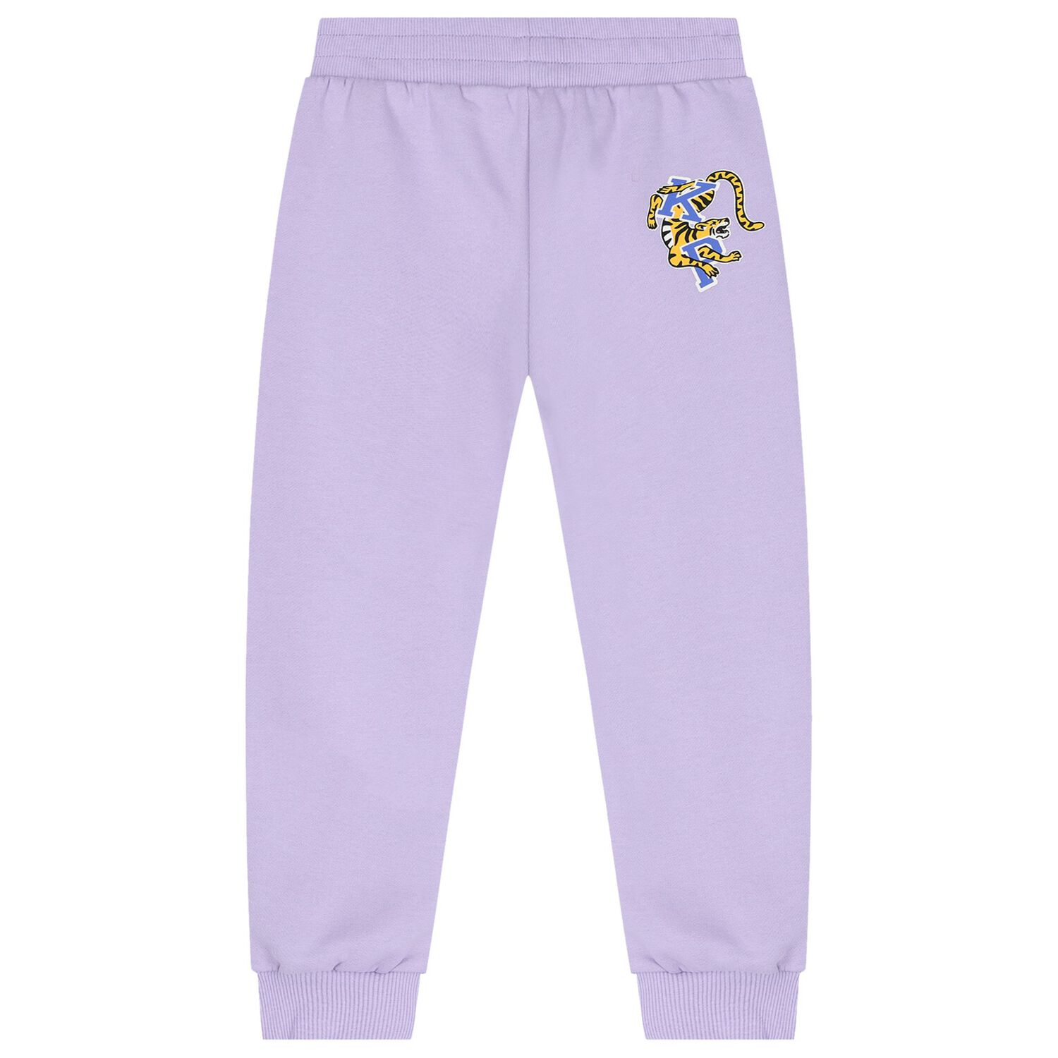 Girls Purple Logo Joggers, 1, hi-res