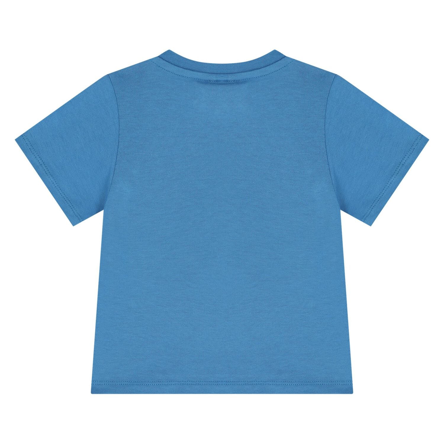 Younger Boys Blue Logo T-Shirt, 1, hi-res