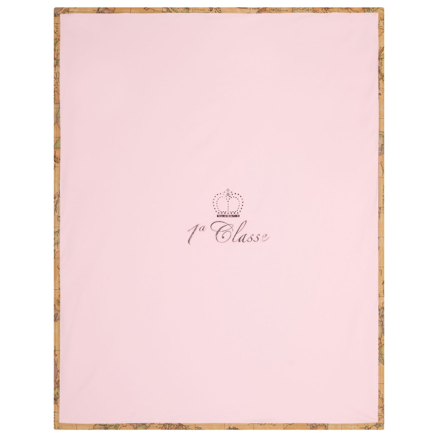 طقم هدايا للأطفال بطبعة خريطة باللون الوردي والبيج للبنات , 2, hi-res