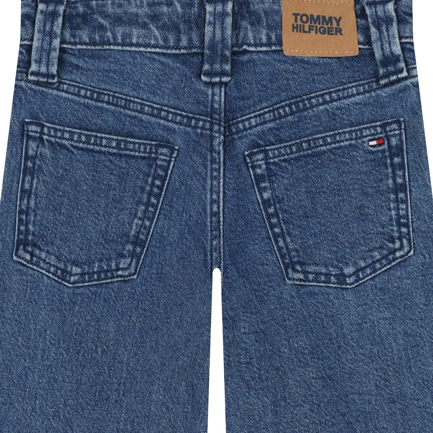 بنطلون جينز باللون الأزرق للبنات, 1, hi-res image number null