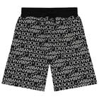 Black & White Logo Shorts, 1, hi-res