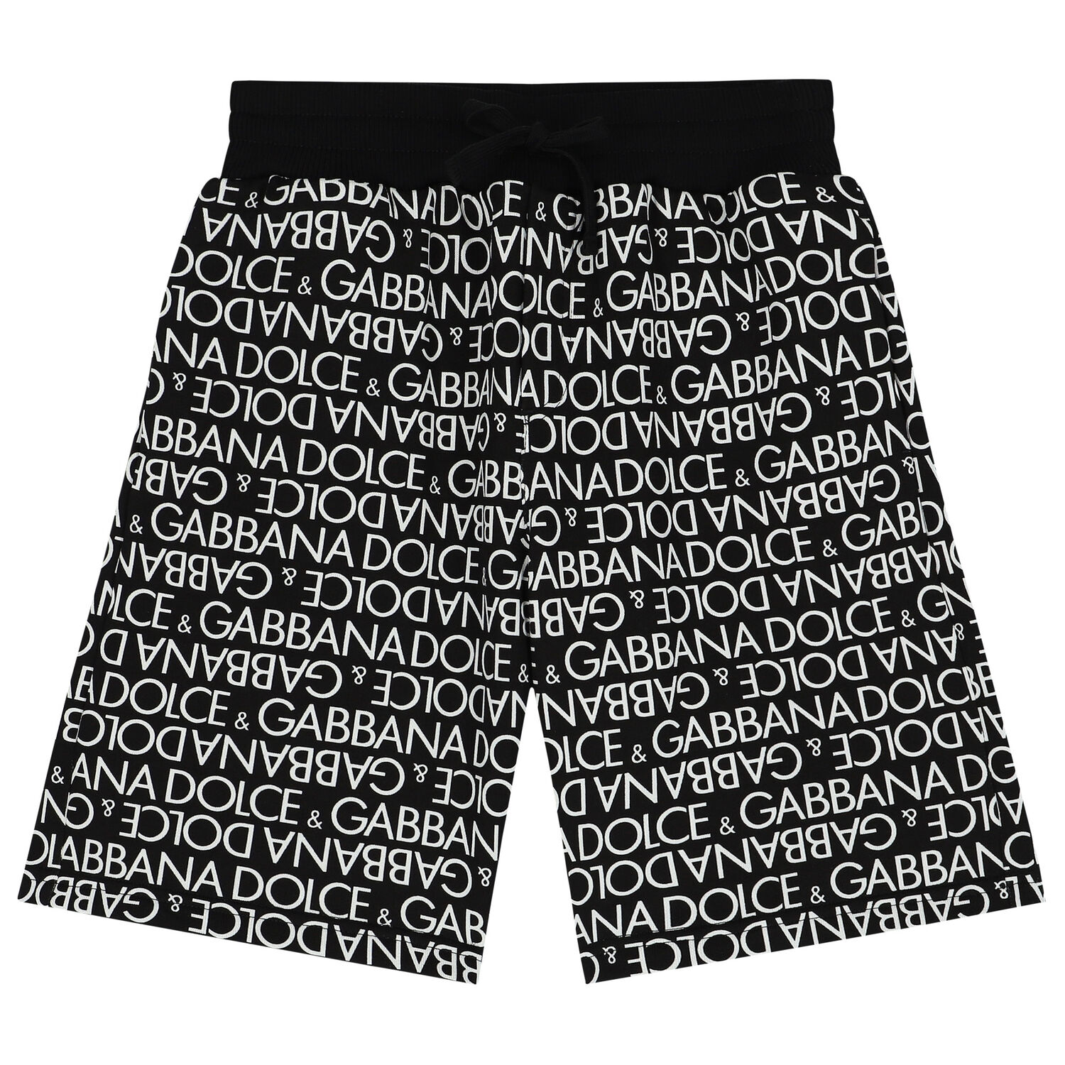 Black & White Logo Shorts, 1, hi-res