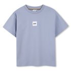 Boys Blue Logo T-Shirt, 1, hi-res