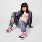 Girls Multi-Coloured Logo Trainers, 1, hi-res