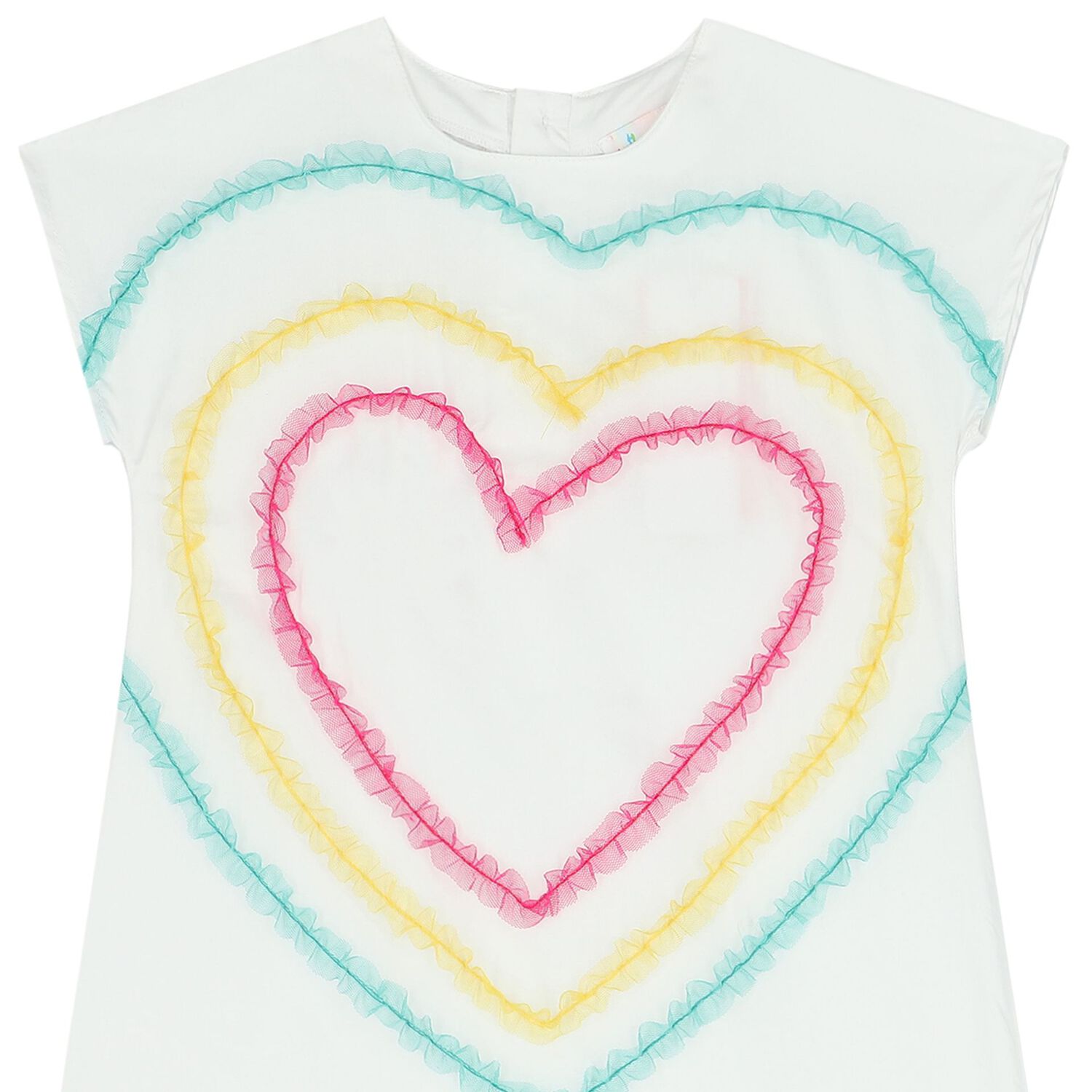 فستان بنات بطبعة باللون الأبيض, 1, hi-res