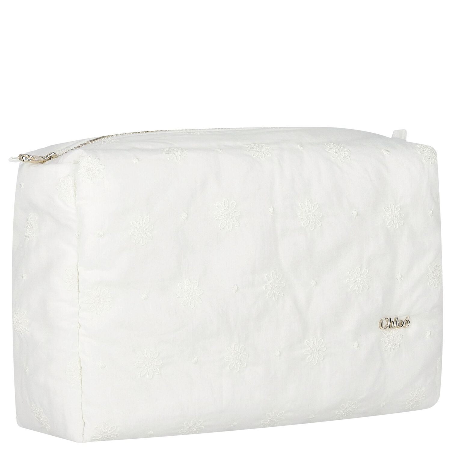 طقم بنات هدايا أفرول بالشعار باللون العاجي, 1, hi-res