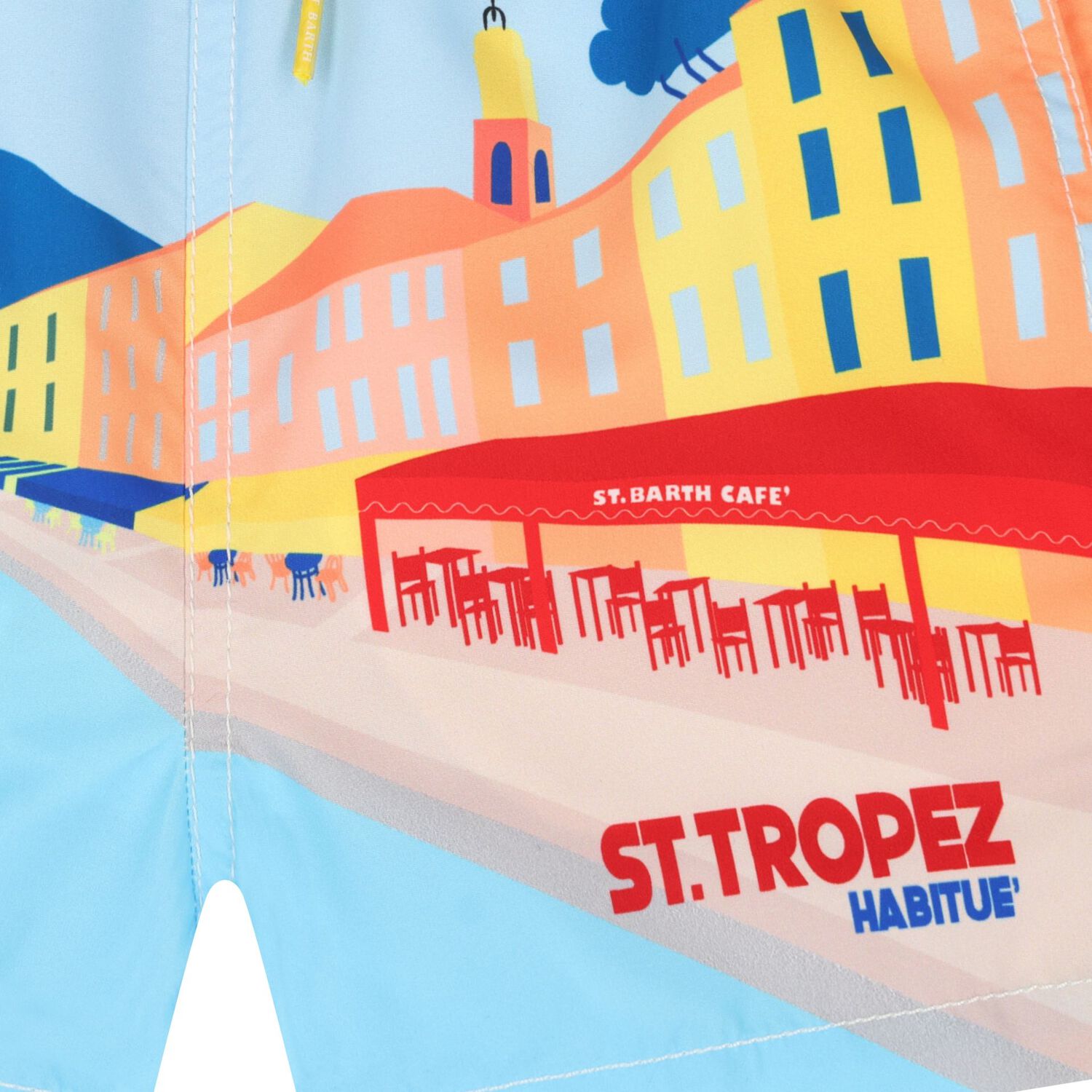 Boys Blue Logo Swim Shorts, 1, hi-res