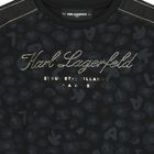 Girls Black Logo Sweatshirt, 1, hi-res