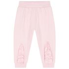 Younger Girls Pink Tracksuit, 1, hi-res