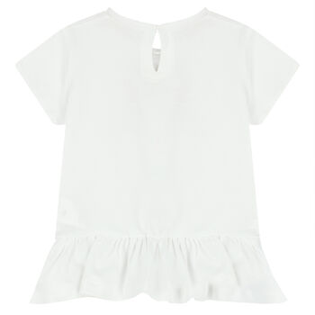 Younger Girls White Tinkerbell T-Shirt
