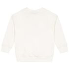 Girls Ivory Bag Logo Sweatshirt, 1, hi-res