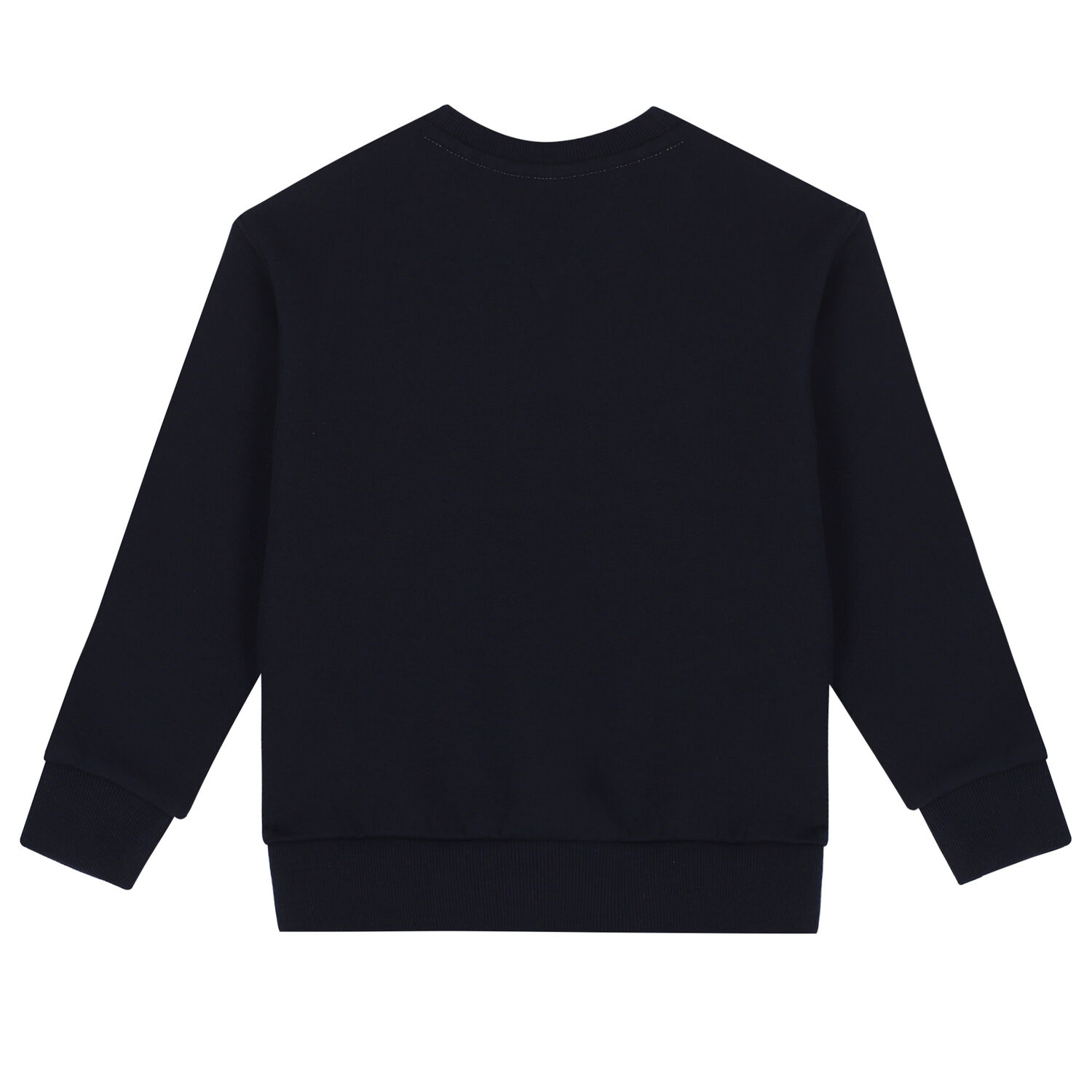 Boys Navy Logo Embroidered Sweatshirt, 1, hi-res