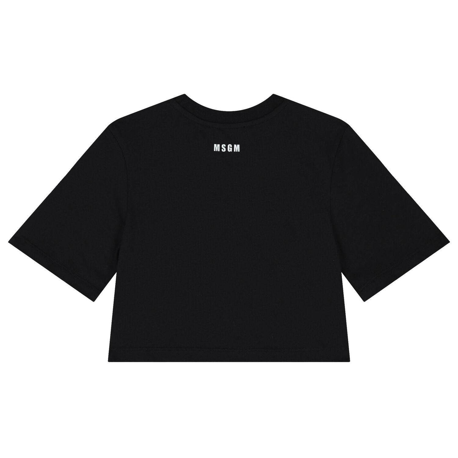 Girls Black Logo T-Shirt, 2, hi-res
