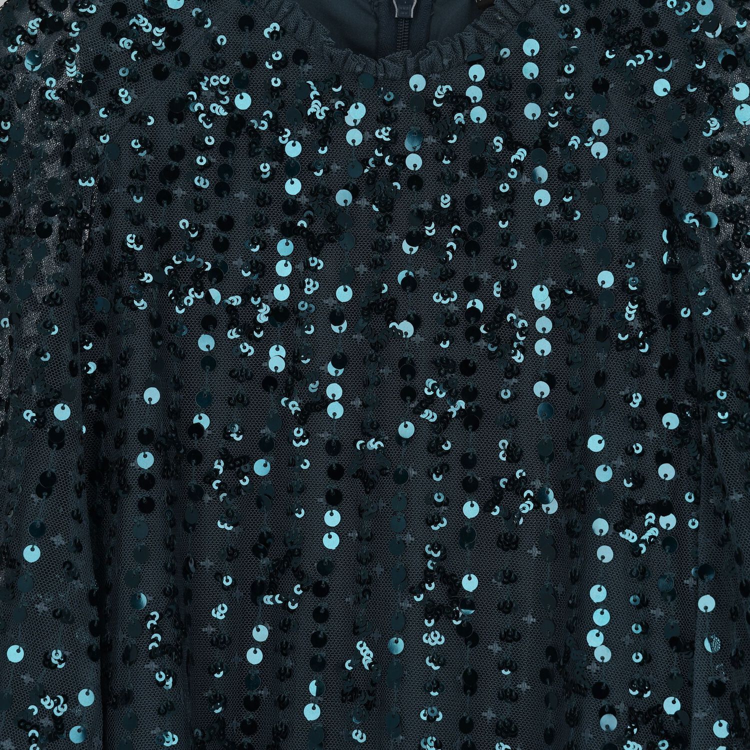 Girls Blue Sequin & Star Cape Dress , 2, hi-res