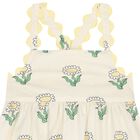 Girls Ivory Daisy Dress, 1, hi-res