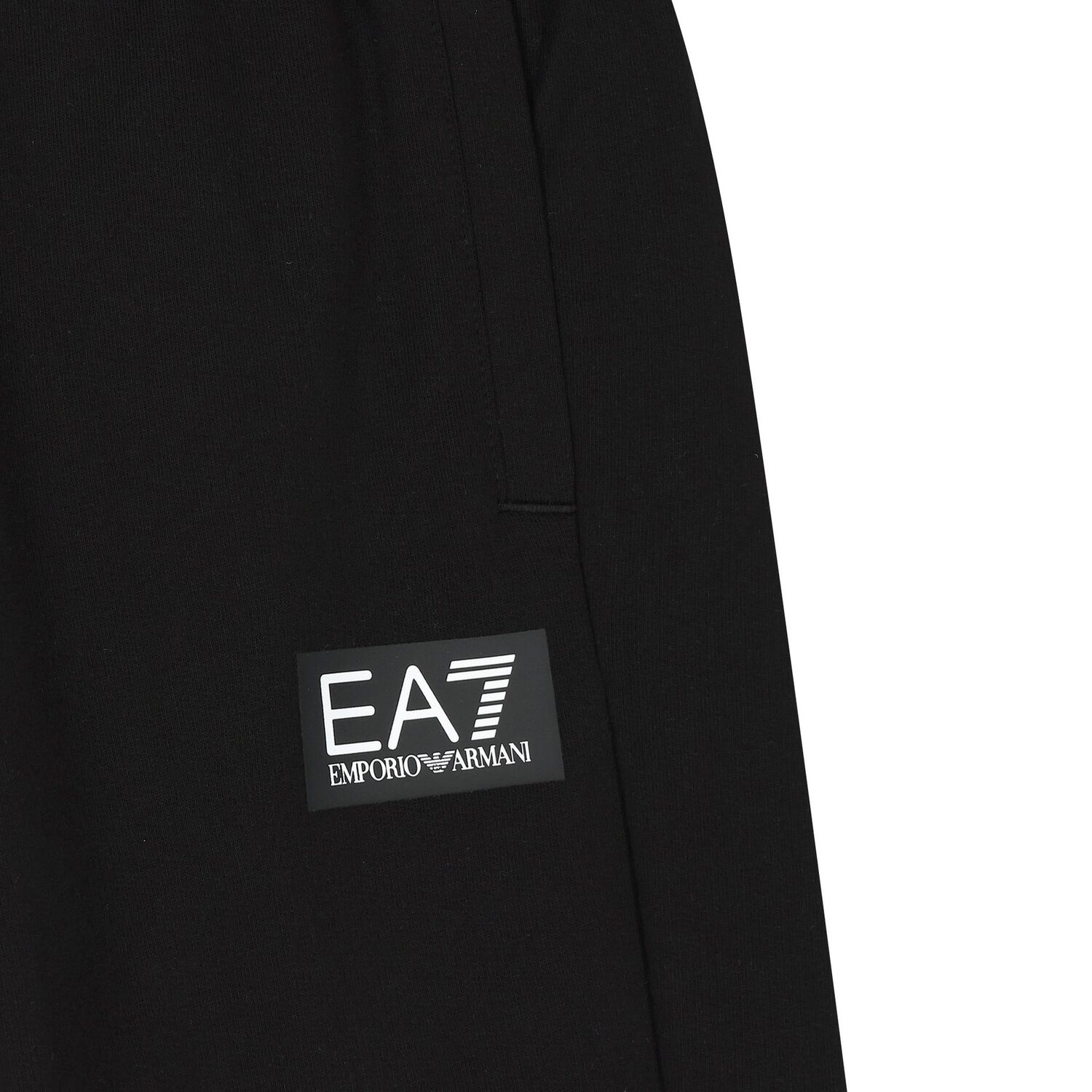 Boys Black Logo Joggers, 1, hi-res