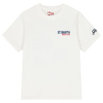 Boys White Logo T-Shirt