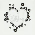 توب باكمام بطبعة قلب باللون الزهرى للبنات, 3, hi-res