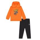Younger Boys Orange & Black Hot Wheels Tracksuit, 1, hi-res