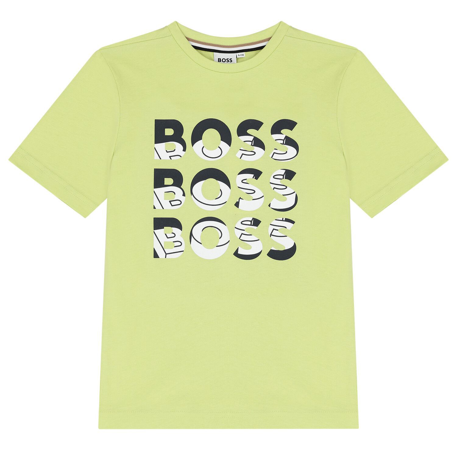 Boys Green Logo T-Shirt, 6, hi-res