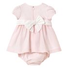 Baby Girls Pink Flower Dress Set, 1, hi-res