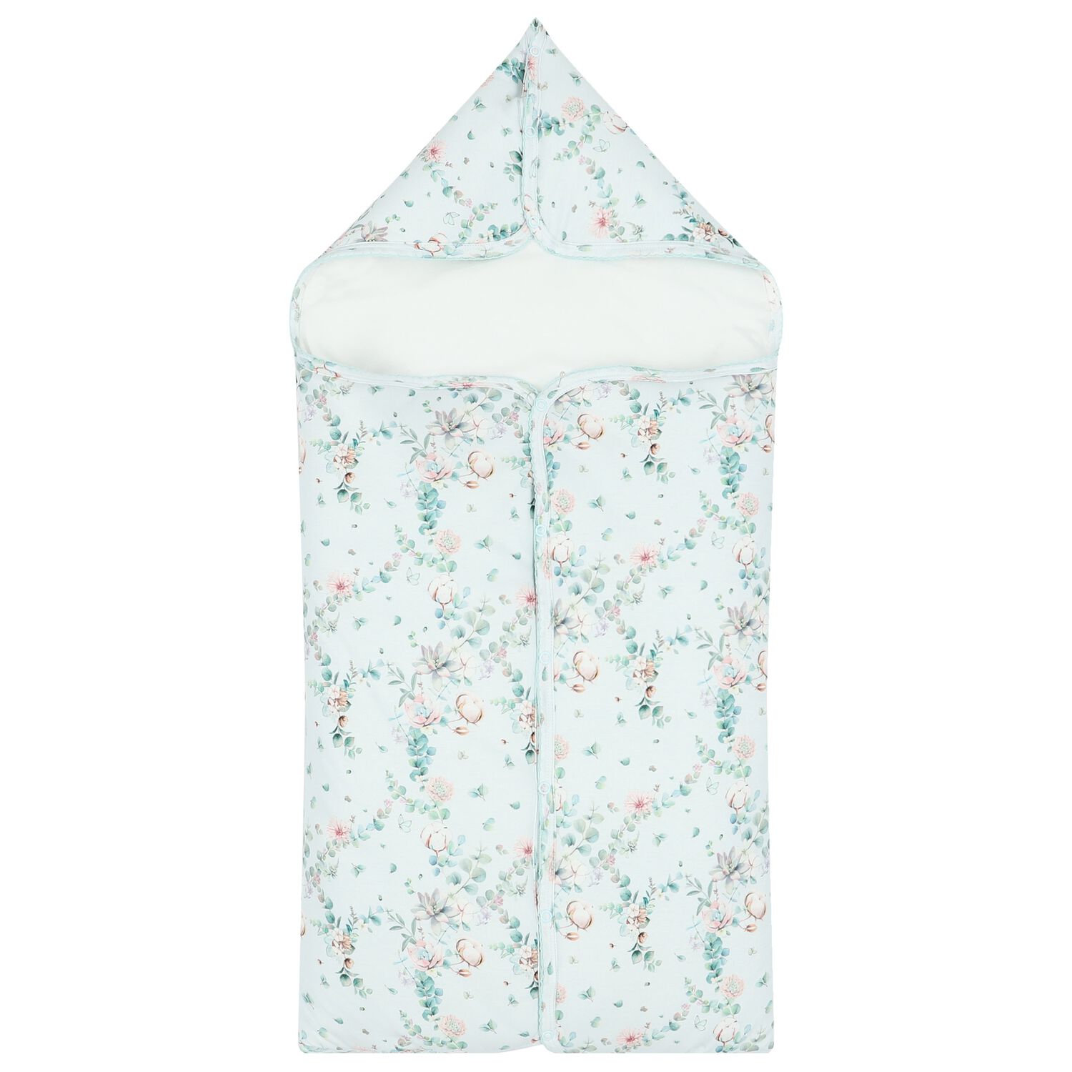 Baby Girls Mint Floral Nest, 1, hi-res image number null