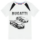 تيشيرت بالشعار باللون الابيض للاولاد, 2, hi-res