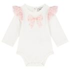 طقم هدايا بودي سوت بنات باللون العاجى والوردي, 1, hi-res