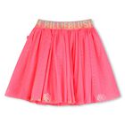 Girls Pink Seashells Tulle Skirt, 1, hi-res