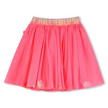 Girls Pink Seashells Tulle Skirt