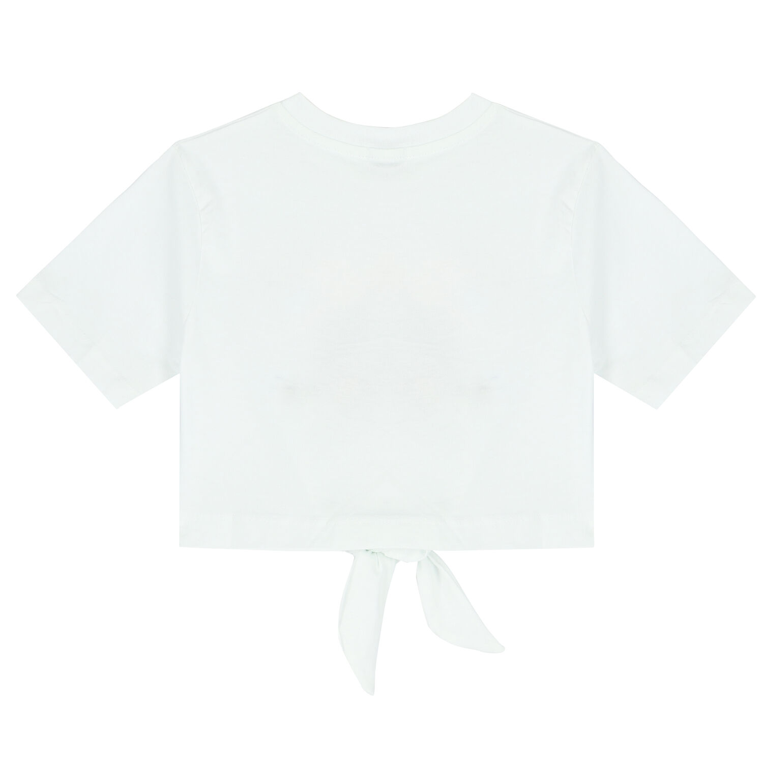 Girls White Logo T-Shirt, 1, hi-res