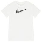 تيشيرت أولاد بالشعار باللون الأبيض, 3, hi-res