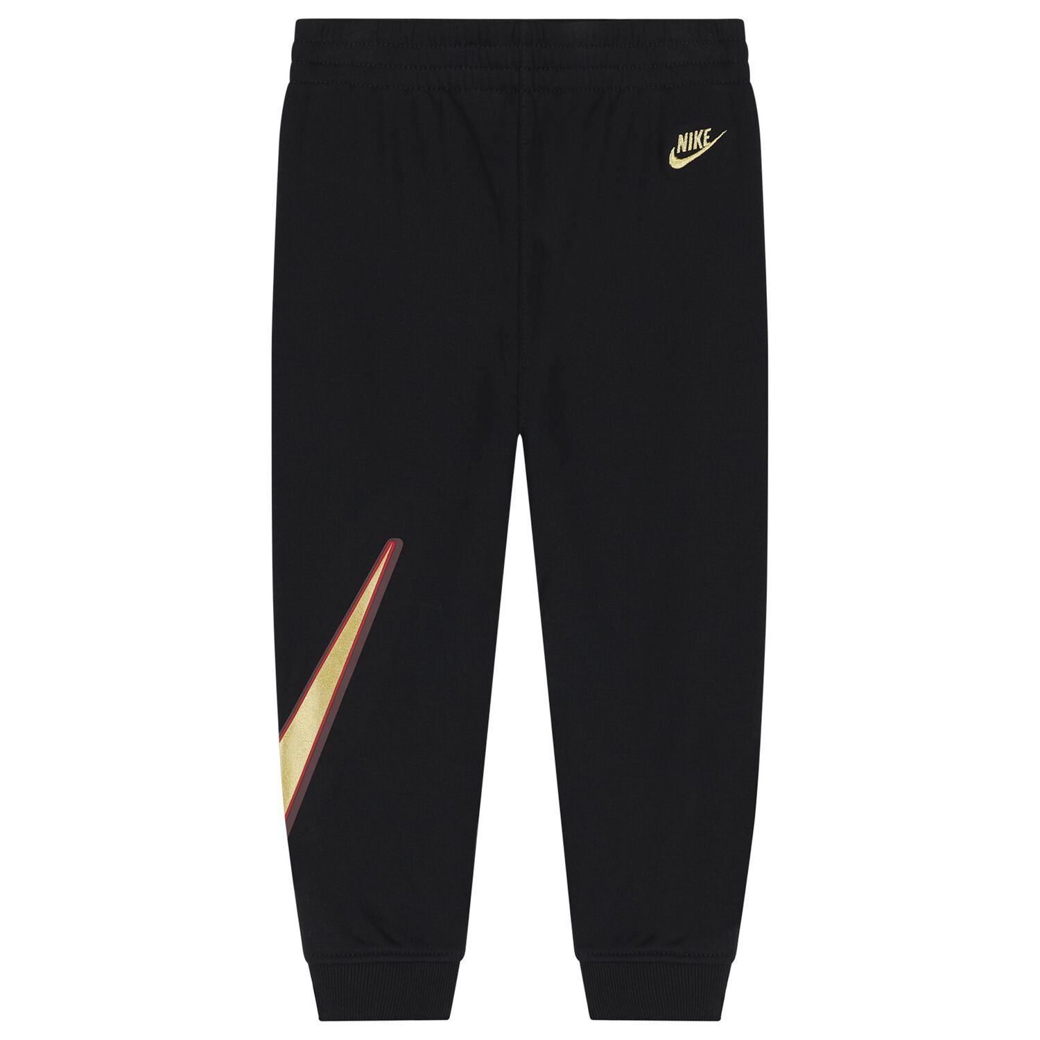 Boys Black Logo Tracksuit, 1, hi-res