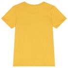 Boys Yellow Teddy Bear Logo T-Shirt, 2, hi-res