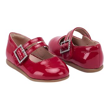 Younger Girls Red Patent Leather Shoes