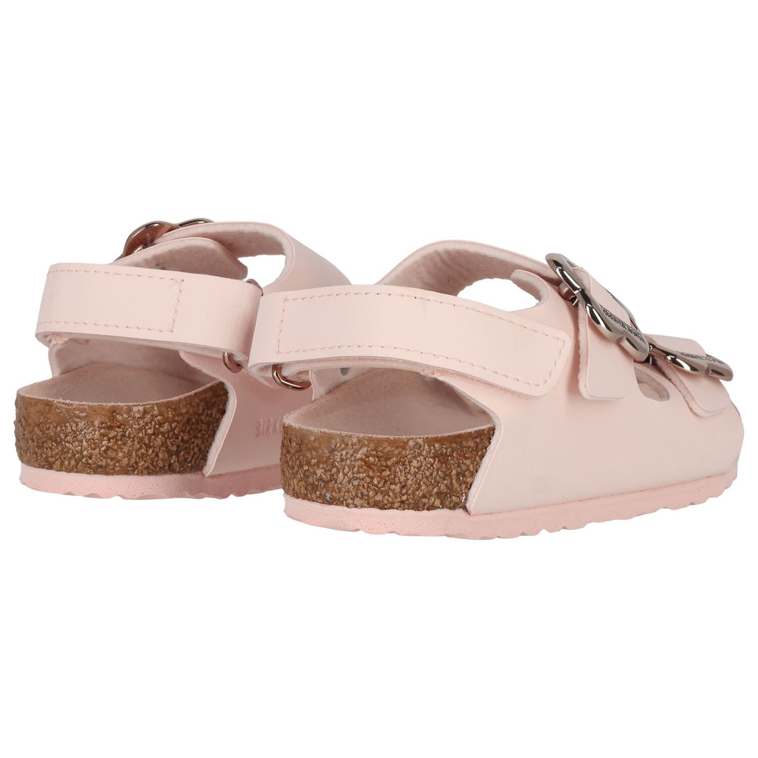 Girls Pink Milano Flower Sandals, 1, hi-res