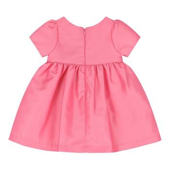 Baby Girls Pink & Green Floral Dress 