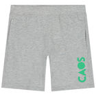 طقم أولاد شورت باللون البرتقالي والأسود, 3, hi-res